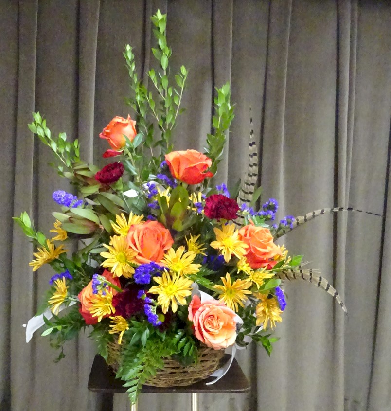 Flowers from Glen and Kerry, Katie, Hanna, Jesse, and Kasen