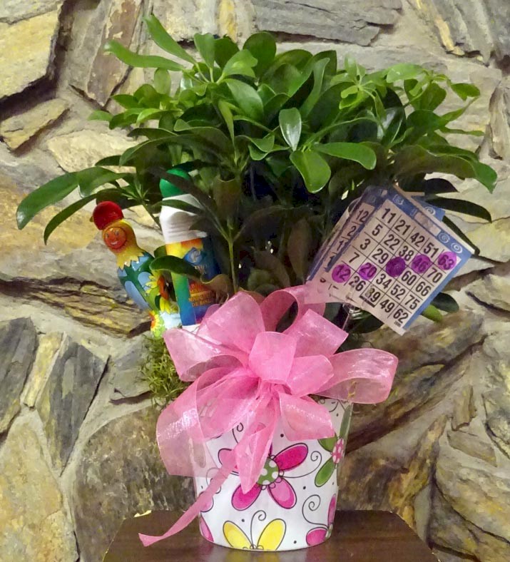Flowers from Mrs. Raymond and Mike and Debbie Miller