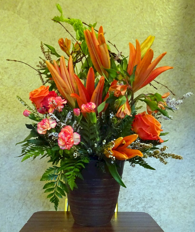 Flowers from Stacie, Bryan, Jared, Katelyn, Derek, and Sydney