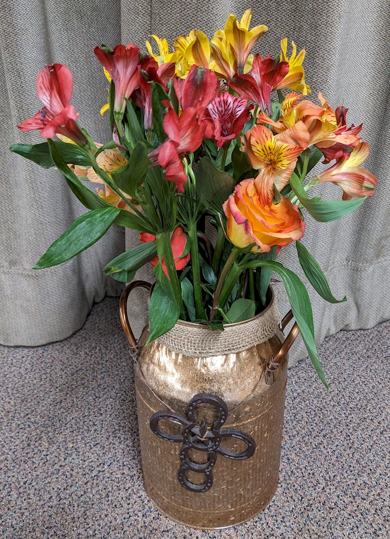Flowers from The Moschell's: Donovan, Janet, Ruth, and Aaron