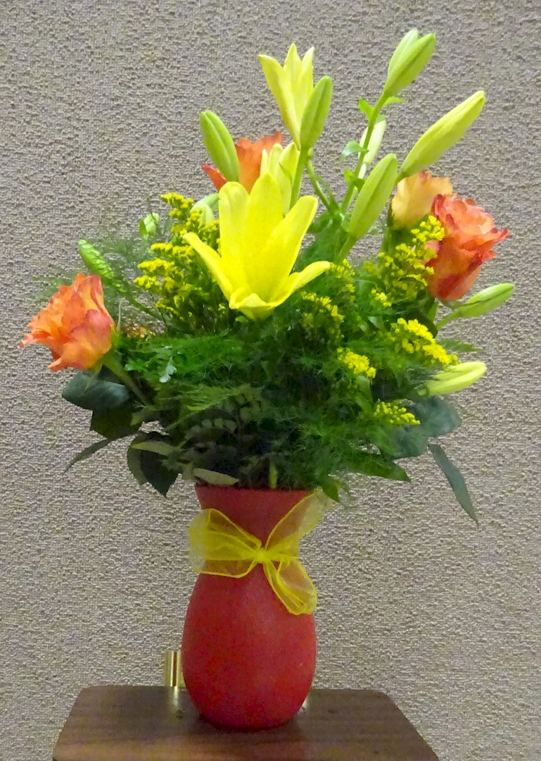 Flowers from Pat and Rosemary Trask and Family