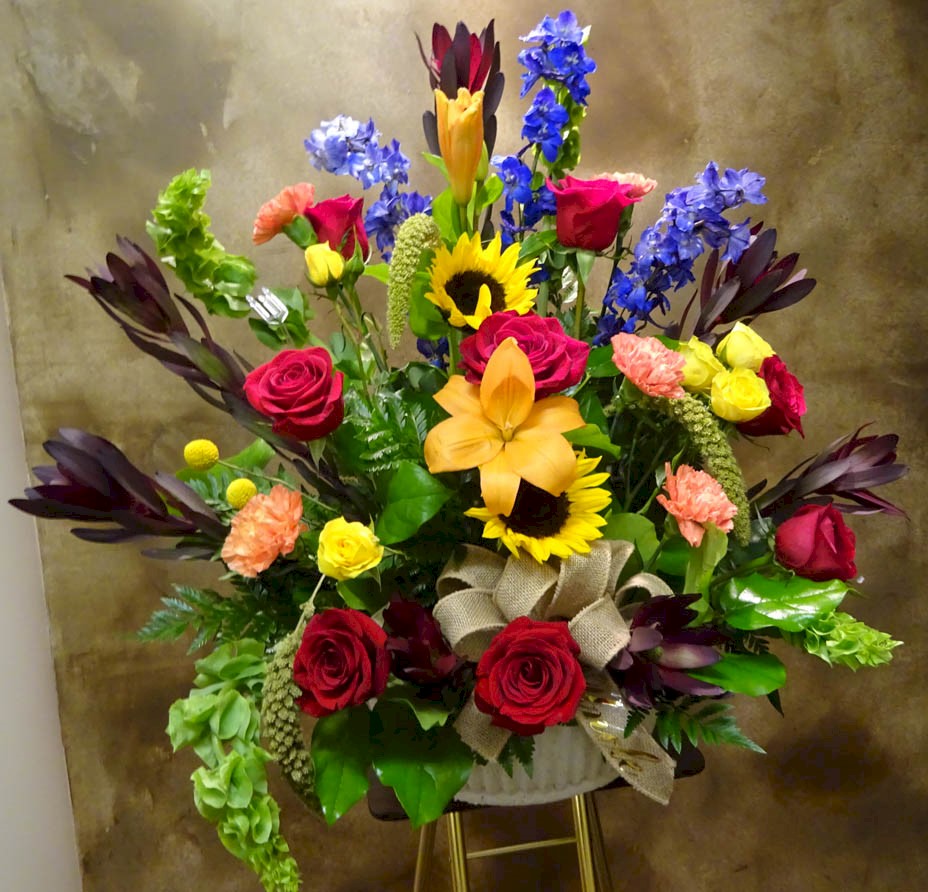 Flowers from "Uncle" - Tracy and Barbara
