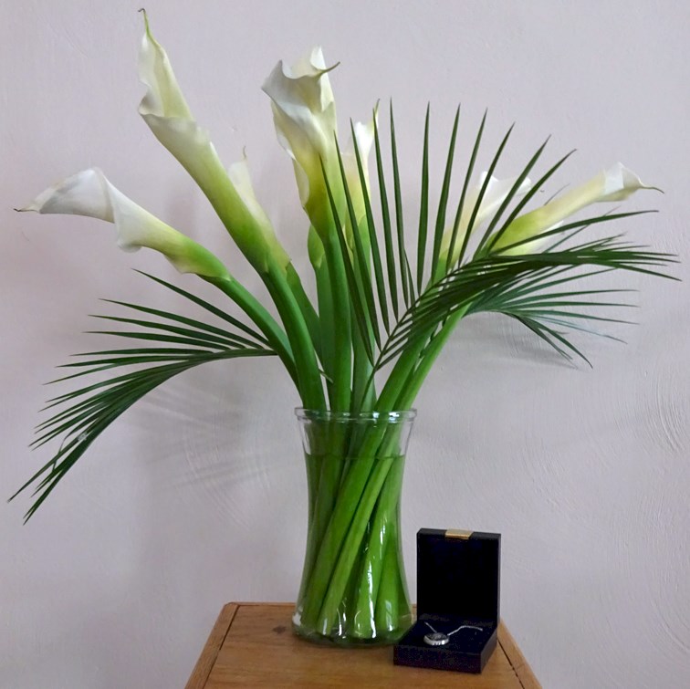 Flowers from Katherine & Dan Strotman, David & Sandra Jameson, Brian & Theresa Jameson, and children