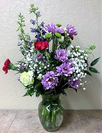 Flowers from Ernie's Cousins: Gary, Mary, Charlote, and Families