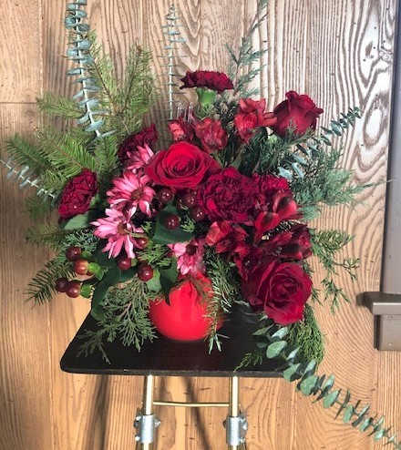Flowers from Ernie, Laurel, and Family