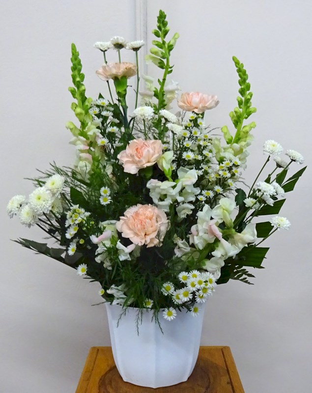 Flowers from First Baptist Church in Charleston, MO