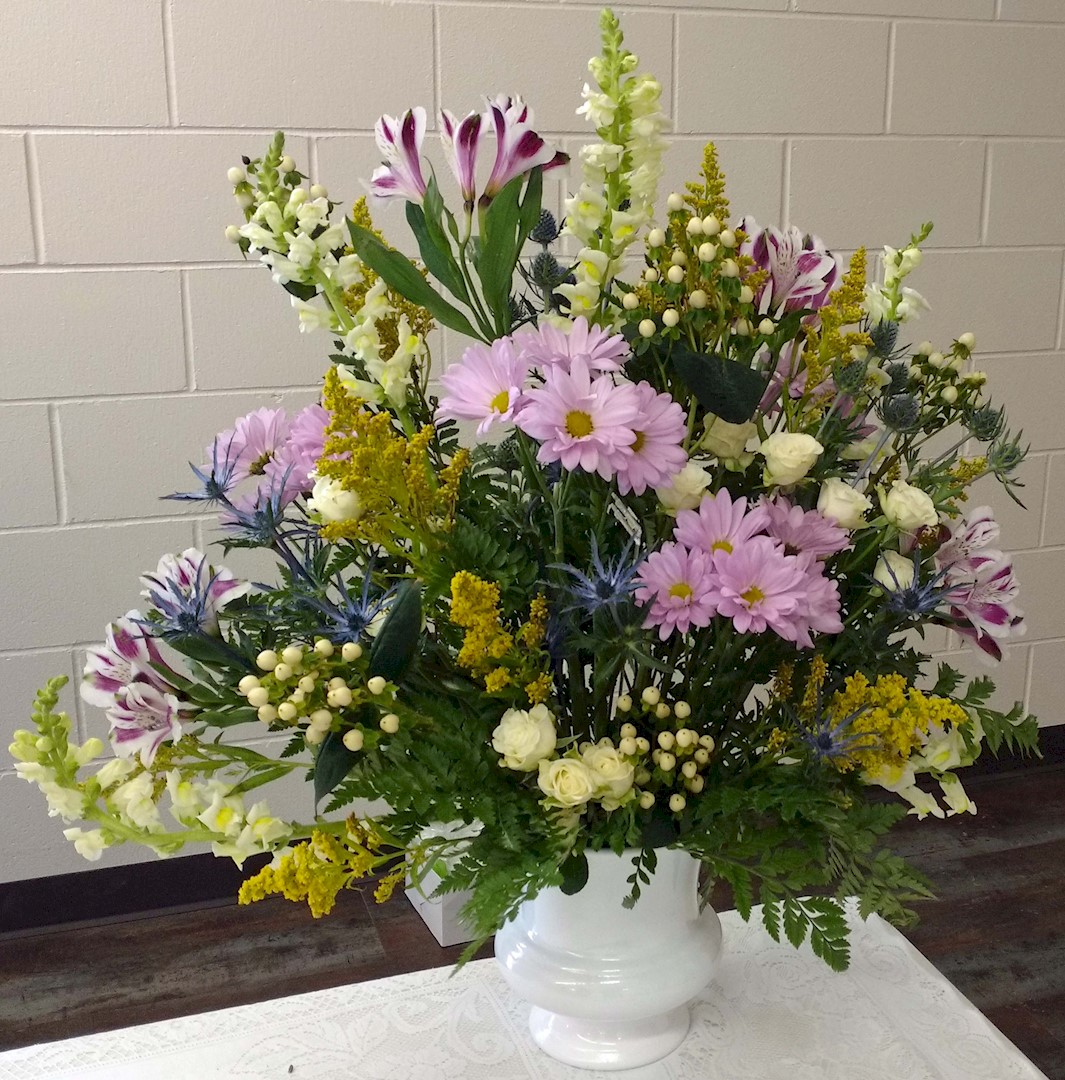 Flowers from Mary, Dwight, Scott, Paul, and Judy Slovek