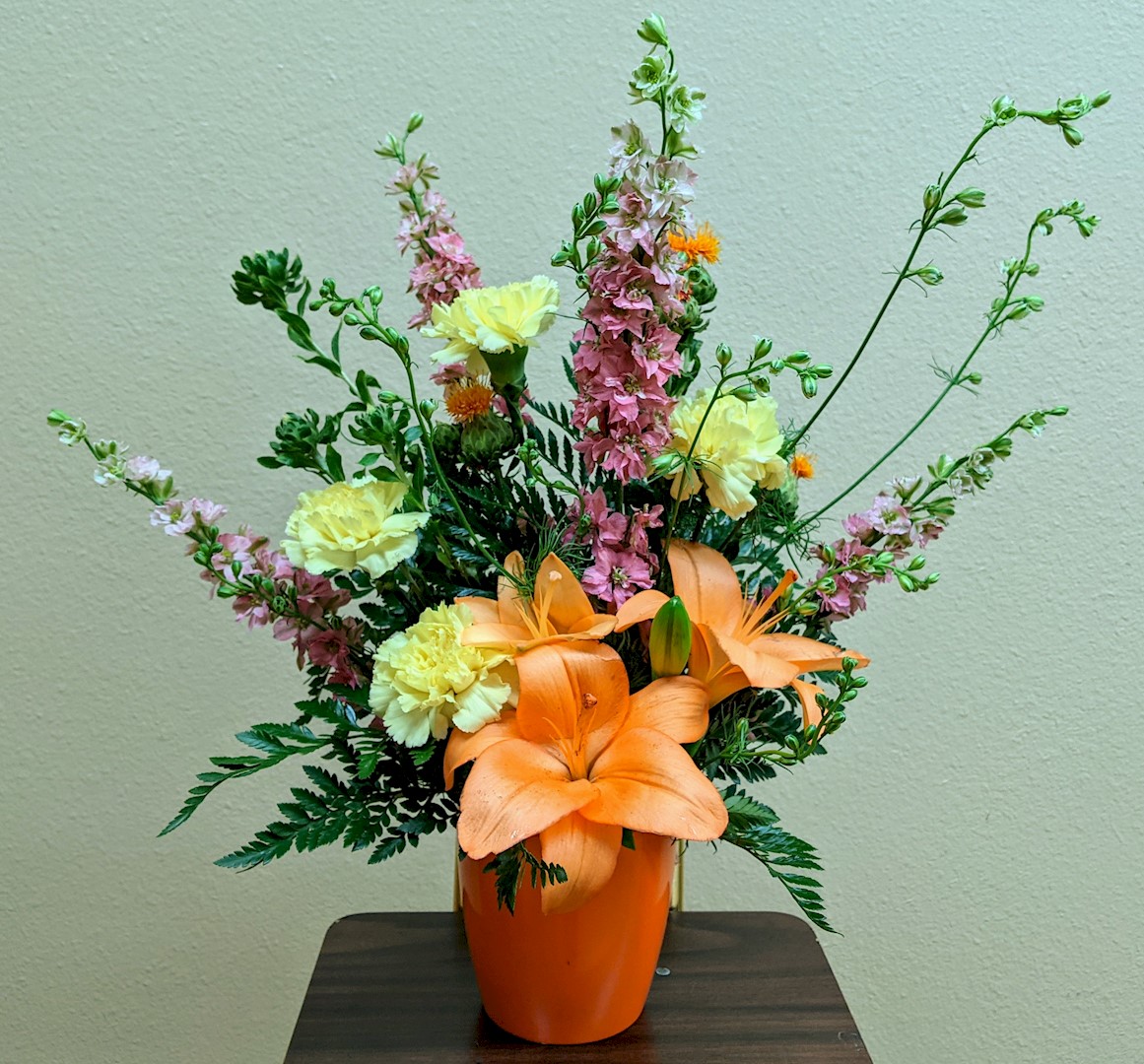 Flowers from Jim and Joan Anderson; Sarah Anderson; and Troy Torgerson