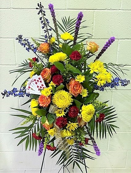 Flowers from Verona, Stan and Cathy, Janet, Ross and Melanie, and Allen and Traci