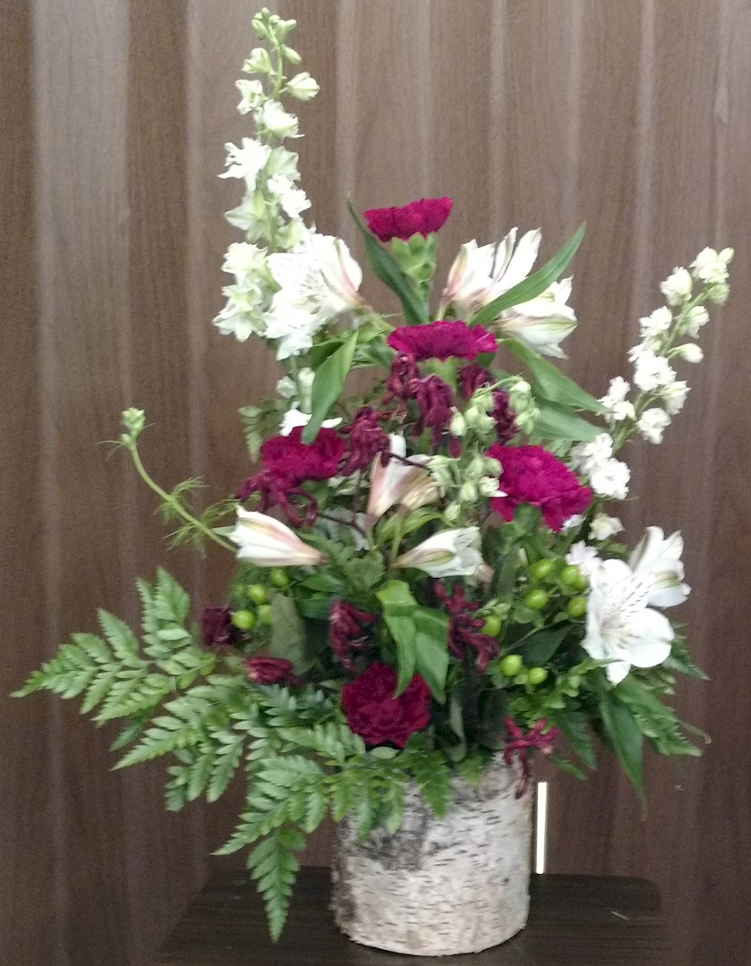 Flowers from Pat and Jackie Heathershaw