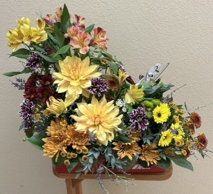 Flowers from Milesville Community Club Ladies