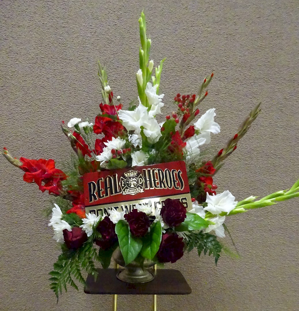 Flowers from Joe and Betty Barrie and Family