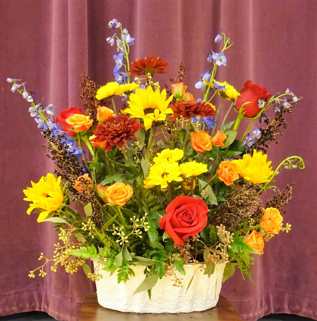 Flowers from Bonnie, Roger, Electa, and Families