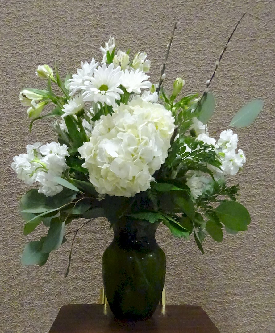 Flowers from Jackie, Jada, and Kadence
