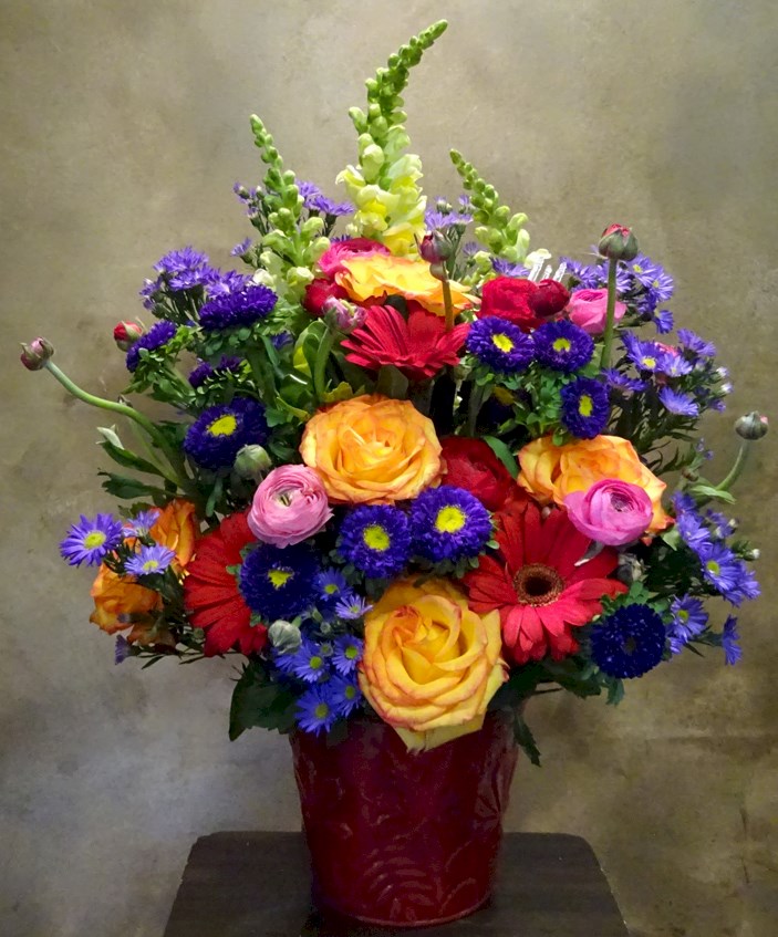Flowers from Heather, John, and Sloane