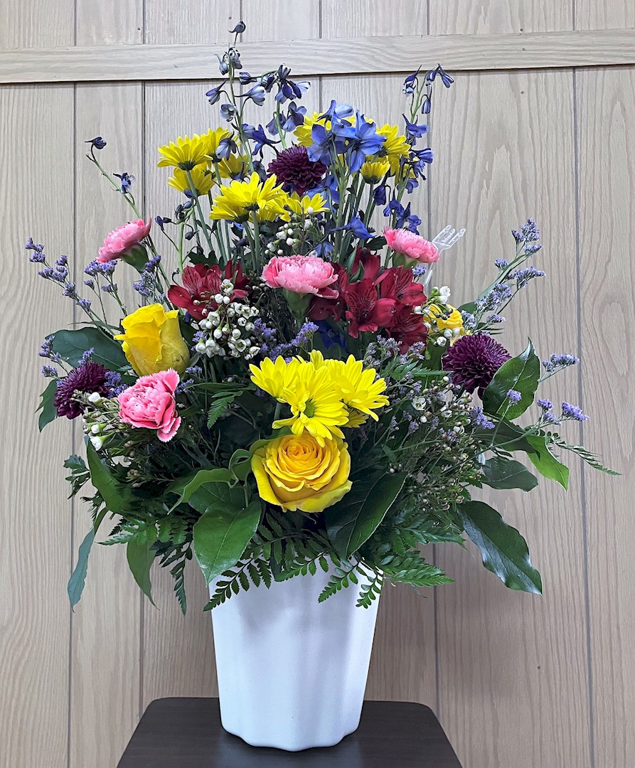 Flowers from All of the Friedmans: Sam and Shirley (Collins) Friedman, Russ and Gail Friedman, Michael Friedman, Teresa Masudg, Gary and Danette Oertel, and Kevin and Lori Friedman