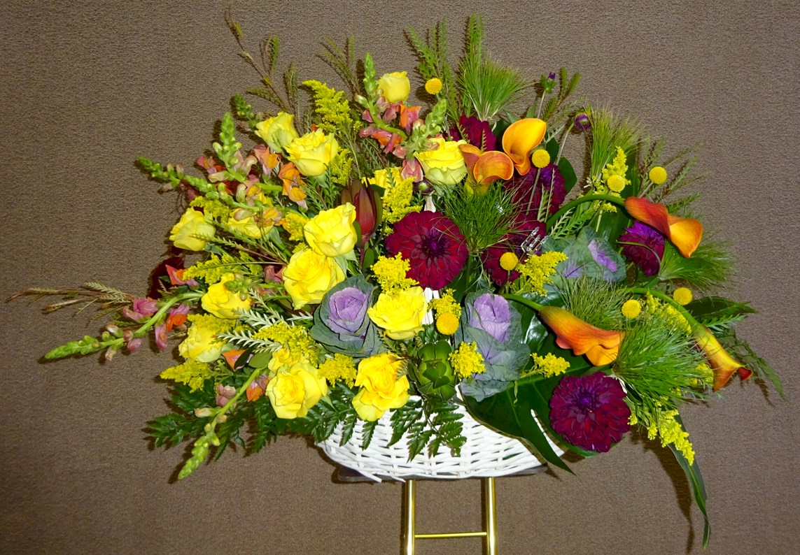 Flowers from Rick & Patt, Sarah, and Marjorie Hustead and the Wall Drug Gang