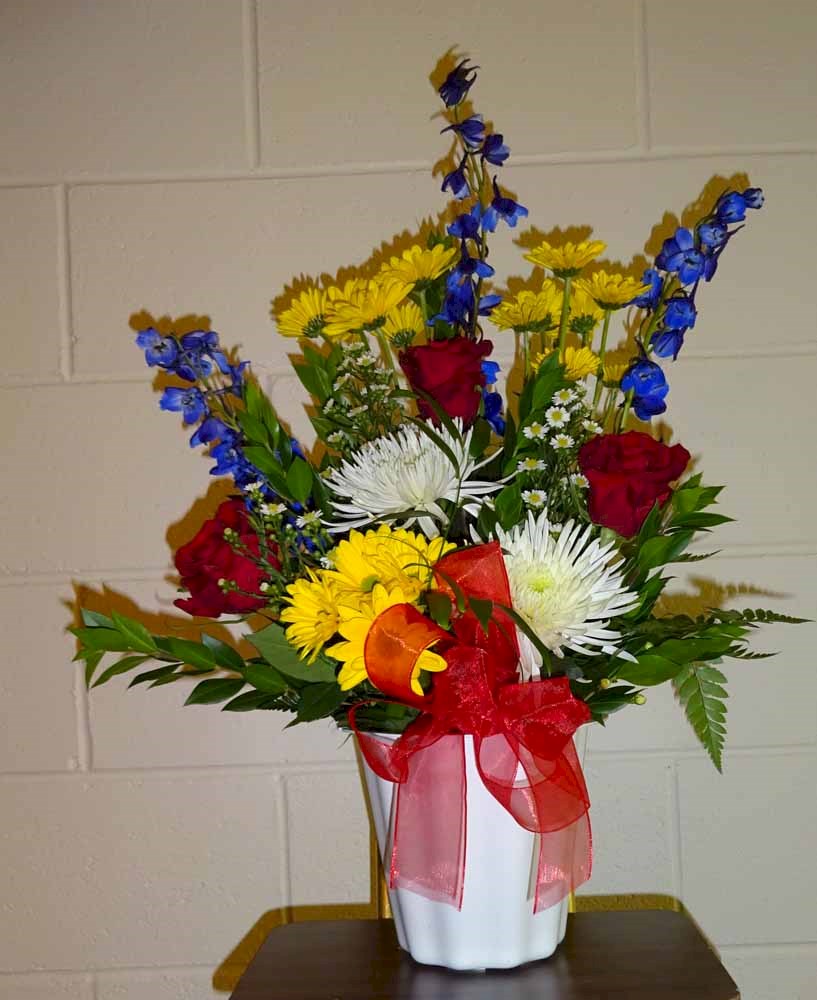 Flowers from James & Rosalind Freeman and Kids