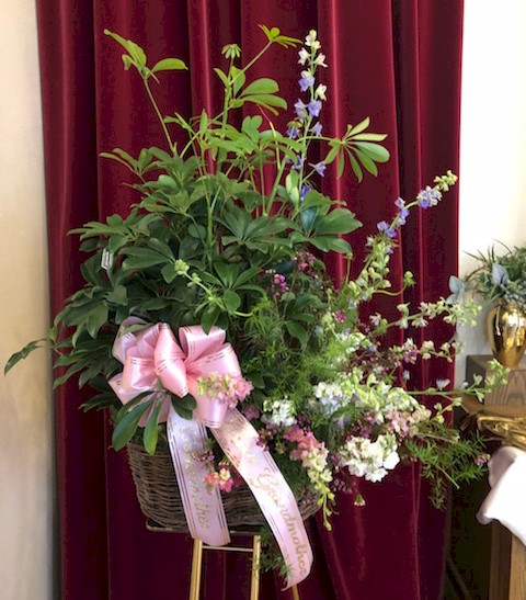 Flowers from "Grandma" - "Great-Grandma" - Blake & Janelle Hicks, EJ Frink, Travis Frink, Jason Hamar, Katie Hicks, Josh Hicks, Blaine Hicks, and Families