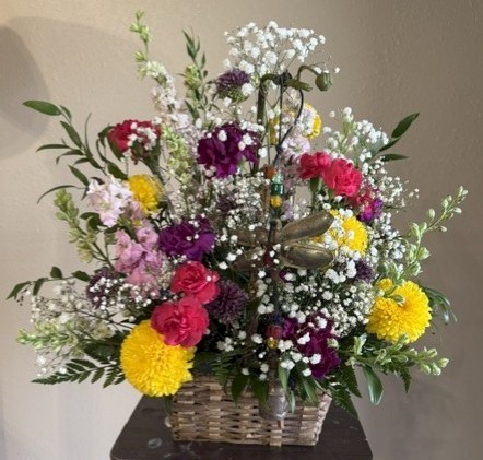 Flowers from Lisa; Sue; Ryan and Tab; Jeff and Dori; and Todd and Patty