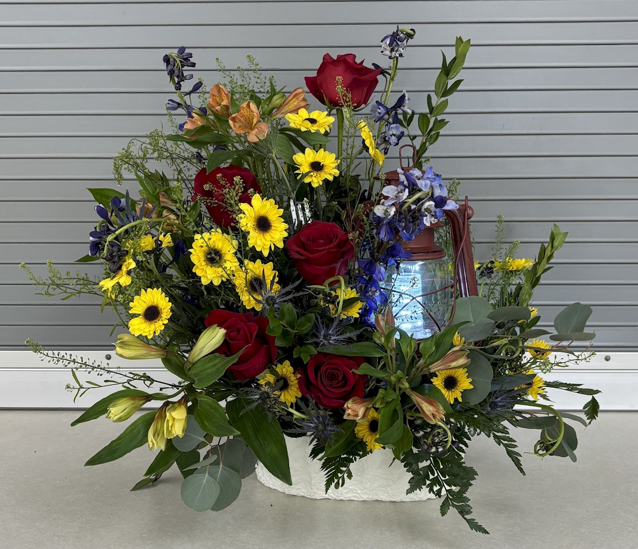 Flowers from John and Brenda Janssen; Chris and Marrissa Janssen; Ross and Katie Petrick; Kathy Janssen; and Maureen Janssen