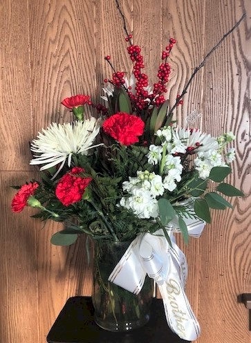 Flowers from George and Alice and Al and Valerie