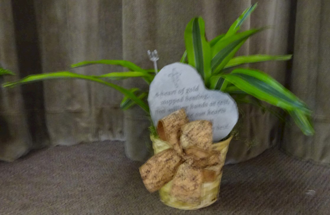 Flowers from Owen, Bonnie, Kassidy, Kwincy, Josh, and Kyler