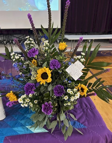 Flowers from Jim and Linda Atman