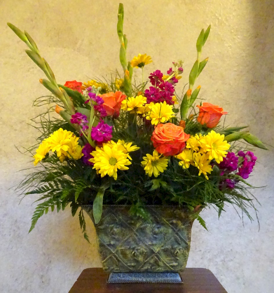 Flowers from Darwin, Betty, Dar, Lisa, and Boys