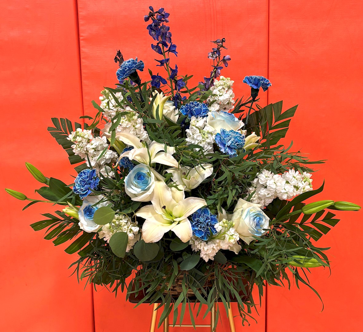 Flowers from Jeanne's Family: Sandy Rathbun, Stacy Dole; Todd, Mark, and Tom Radway