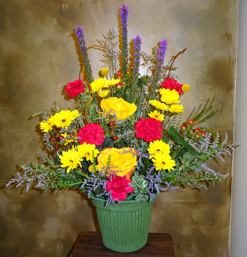 Flowers from Diane Schetter, Denise Christian, Florence Christian, Denny Christian, and Darrell Christian