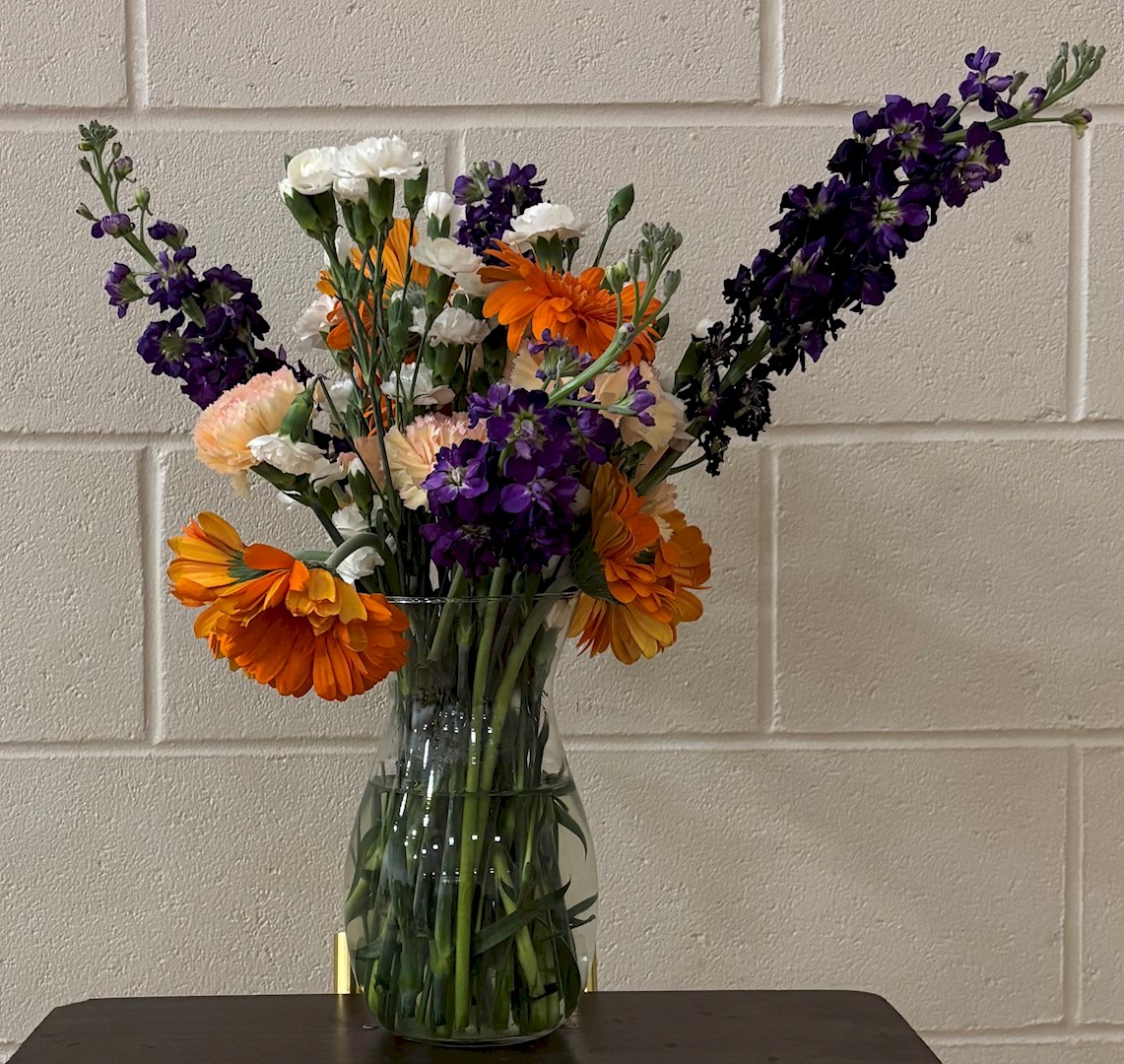 Flowers from Alexa Peterson, Kelsey Folkers and Corissa O'Gara