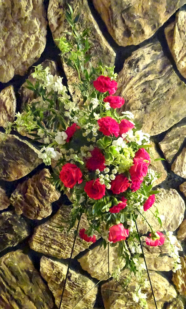 Flowers from Human Resources Command at Fort Knox
