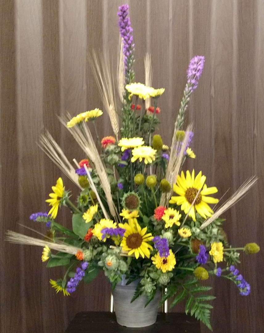 Flowers from Kent, Steph, Quincy, Krysia, Natasha, Katrina, Alex, Tiana, and Joe