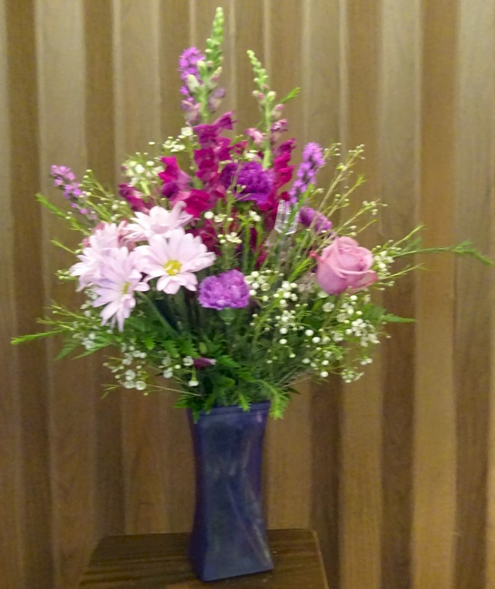 Flowers from Matthew, Grant, Nick, and Tyler
