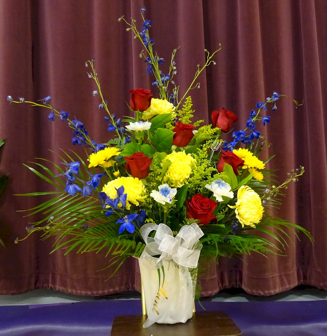 Flowers from "Aunt" - Shawn, Kirby, Blake, and Robbie; and your sister Aletha and Family