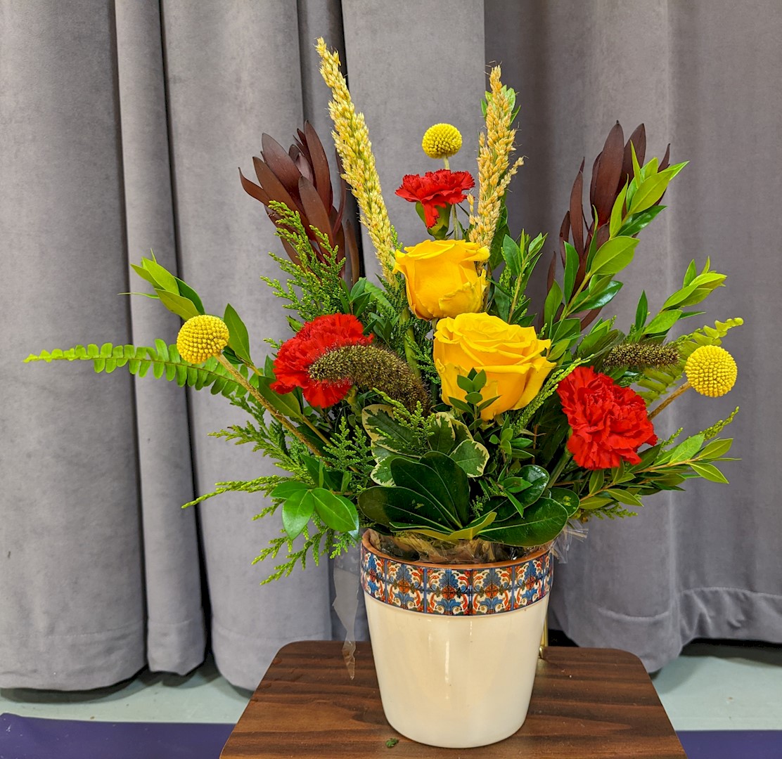 Flowers from Wanblee Health Center