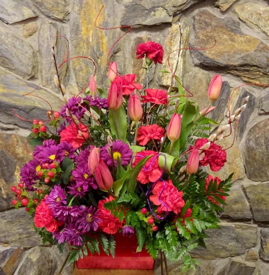 Flowers from Red Hat Sisters