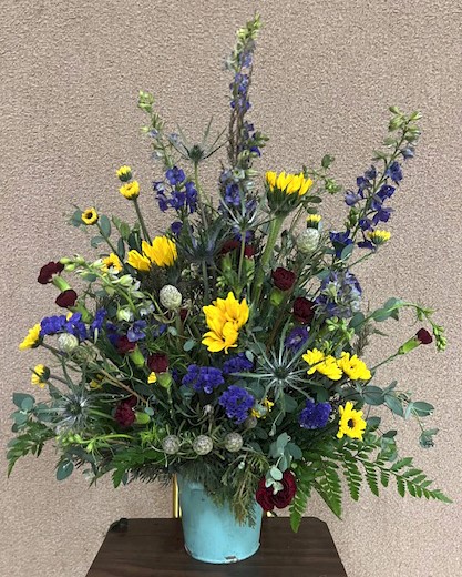 Flowers from Shirley and Kathy Tennyson