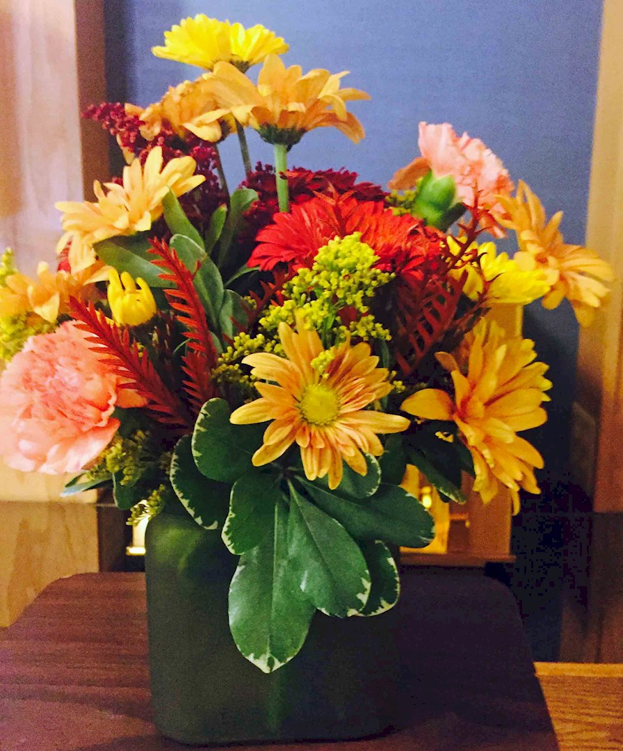 Flowers from Leslie, Peanut & Nikko
