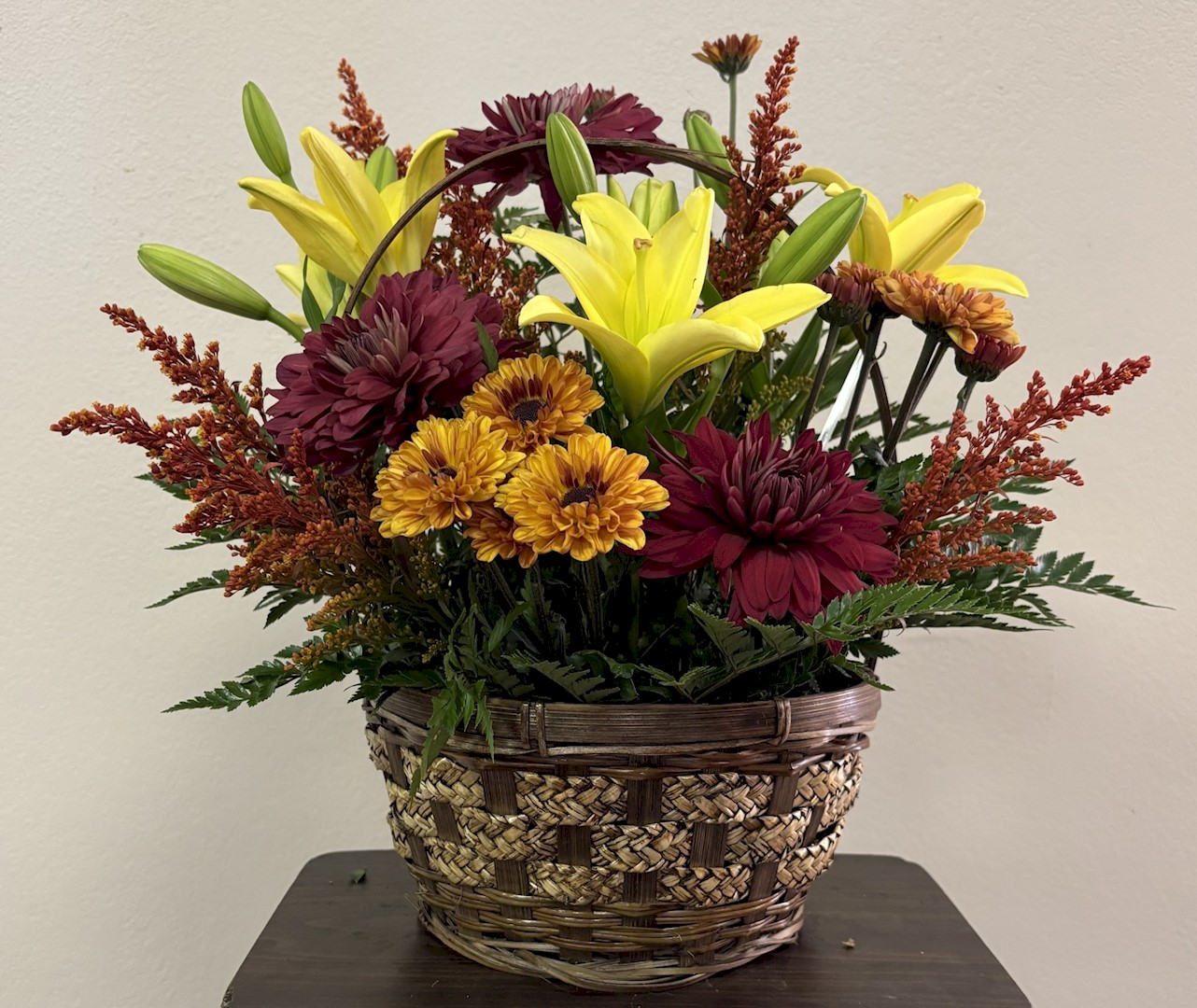 Flowers from The Carsons: Oliver and Gayle; Scott, Paula, and Families; and Kim and Pat VanderMay and Families