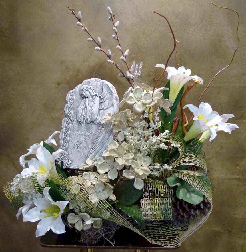 Flowers from Dee, Mary Kay, Scott, Michelle, and Abby