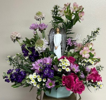 Flowers from Angie, Brenda, Colleen, and Danica