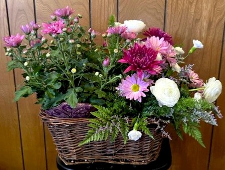 Flowers from Jerry and Lynn Krueger; Gene and Susan Krueger; and John and Janette Hunter