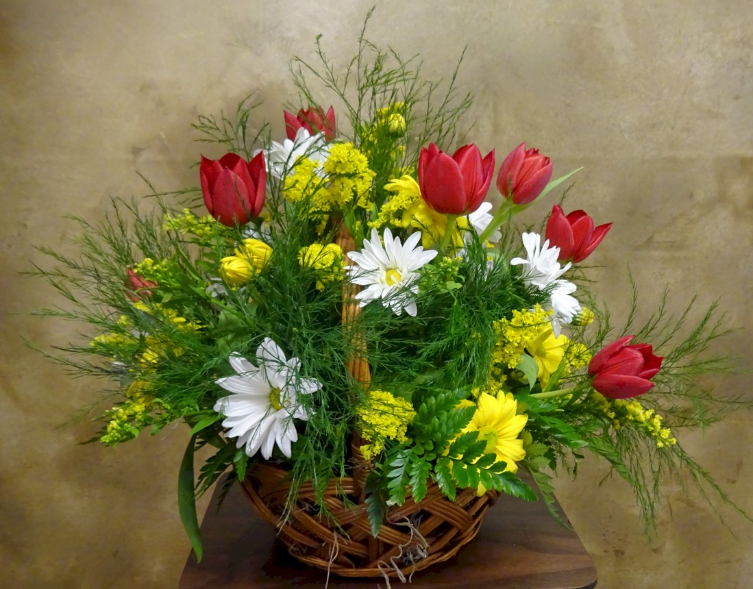 Flowers from Orrin, Cheryl, Kathy, and Kerry Carstensen and Arlys Seaton