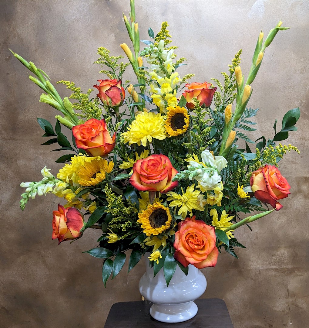 Flowers from Gloria Gusyman Family; Arlie Radway Family; Glen Radway Family; and Bruce Radway Family