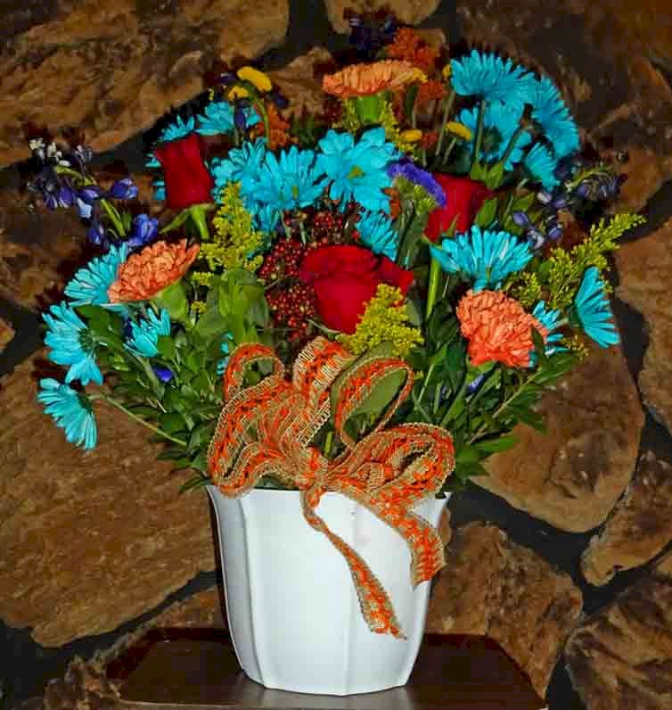 Flowers from Shawn, Tamara, Maci, and Sawyer