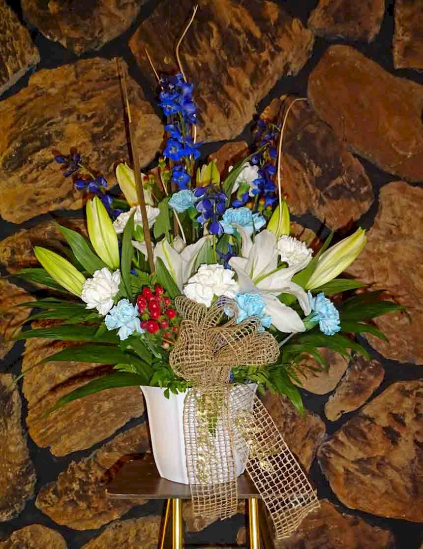 Flowers from Lavern & Dianne Terkildsen, Diana & Scott Olivier, and Deetta & Darrel Terkildsen