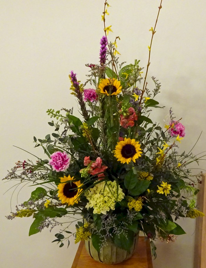 Flowers from Linda, Heather, Angela, Melanie, and Danielle