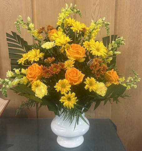 Flowers from The Dykstra Family: Janna, Lynn, and Beth: daughters of Leroy and Henny